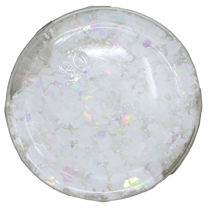 Frasco de Glitter em Gel Branco