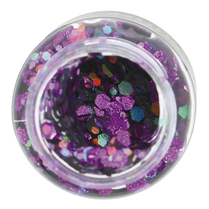 Frasco de Glitter em Gel Lilás