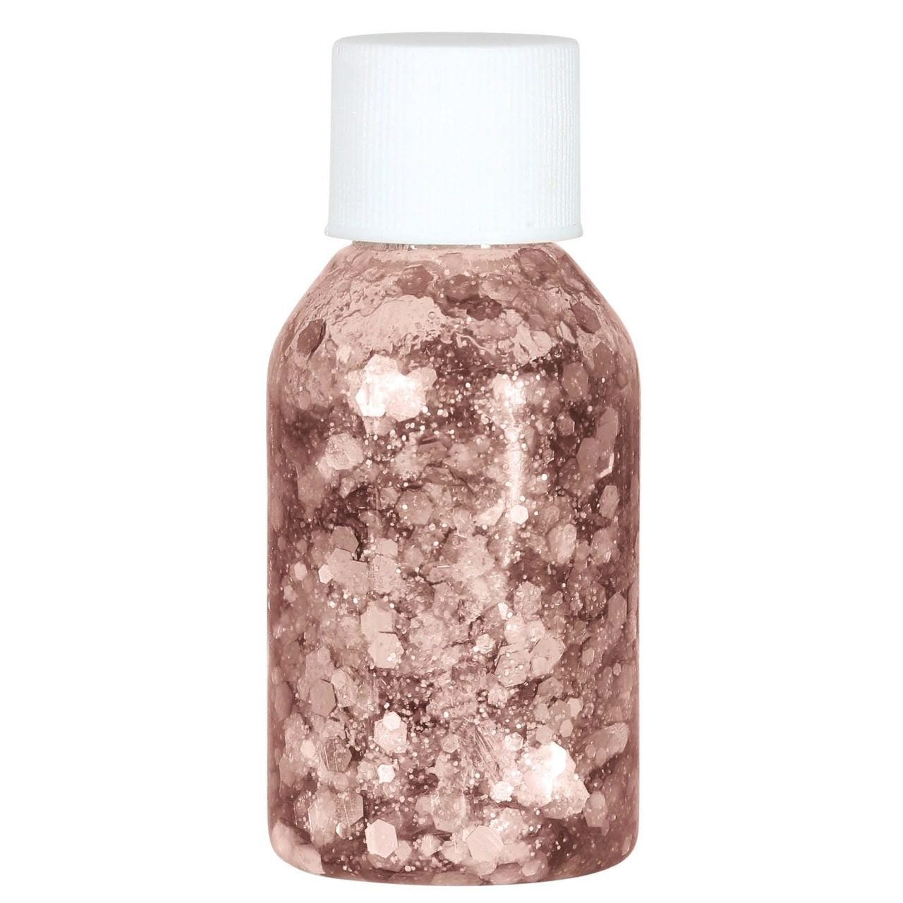 Frasco de Glitter em Gel Rosa
