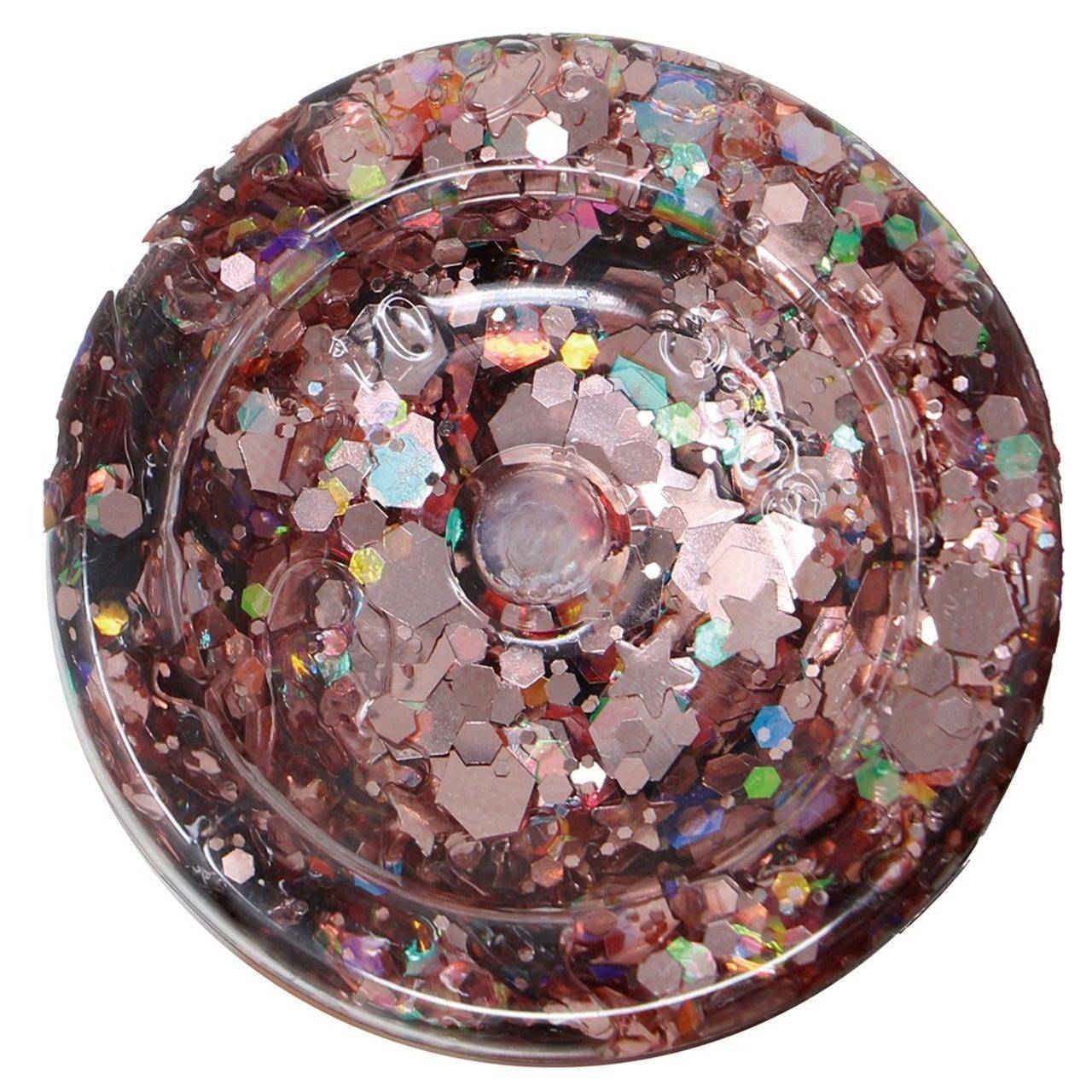 Frasco de Glitter em Gel Rosa