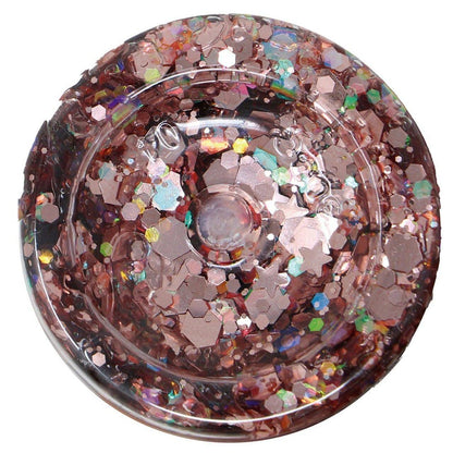 Frasco de Glitter em Gel Rosa