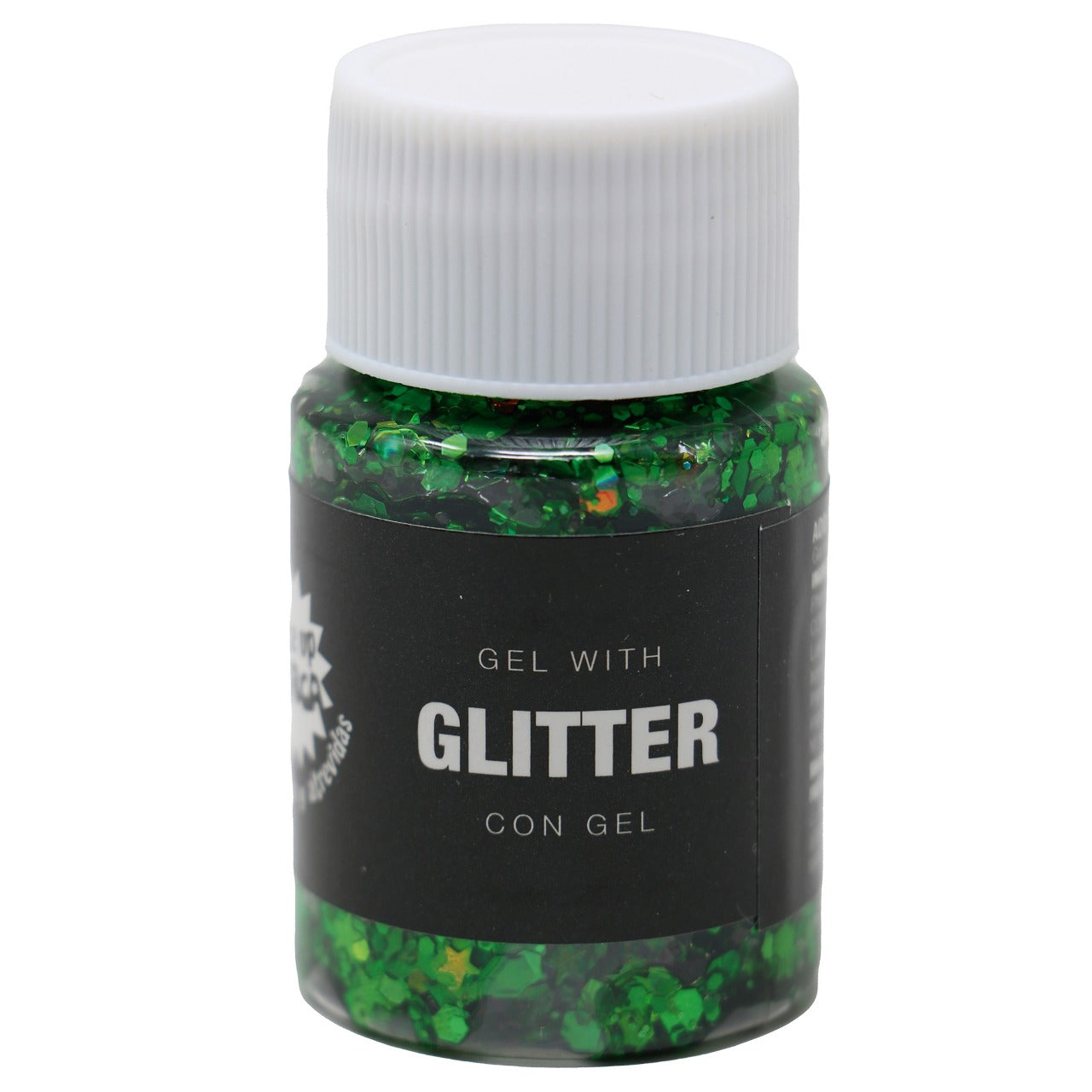 Frasco de Glitter em Gel Verde