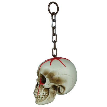 Caveira Sangrenta com Corrente