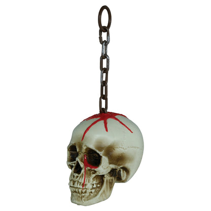 Caveira Sangrenta com Corrente
