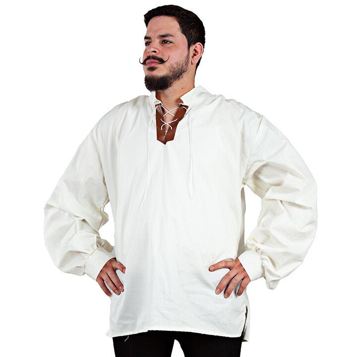 Camisa Branca Medieval Augusto