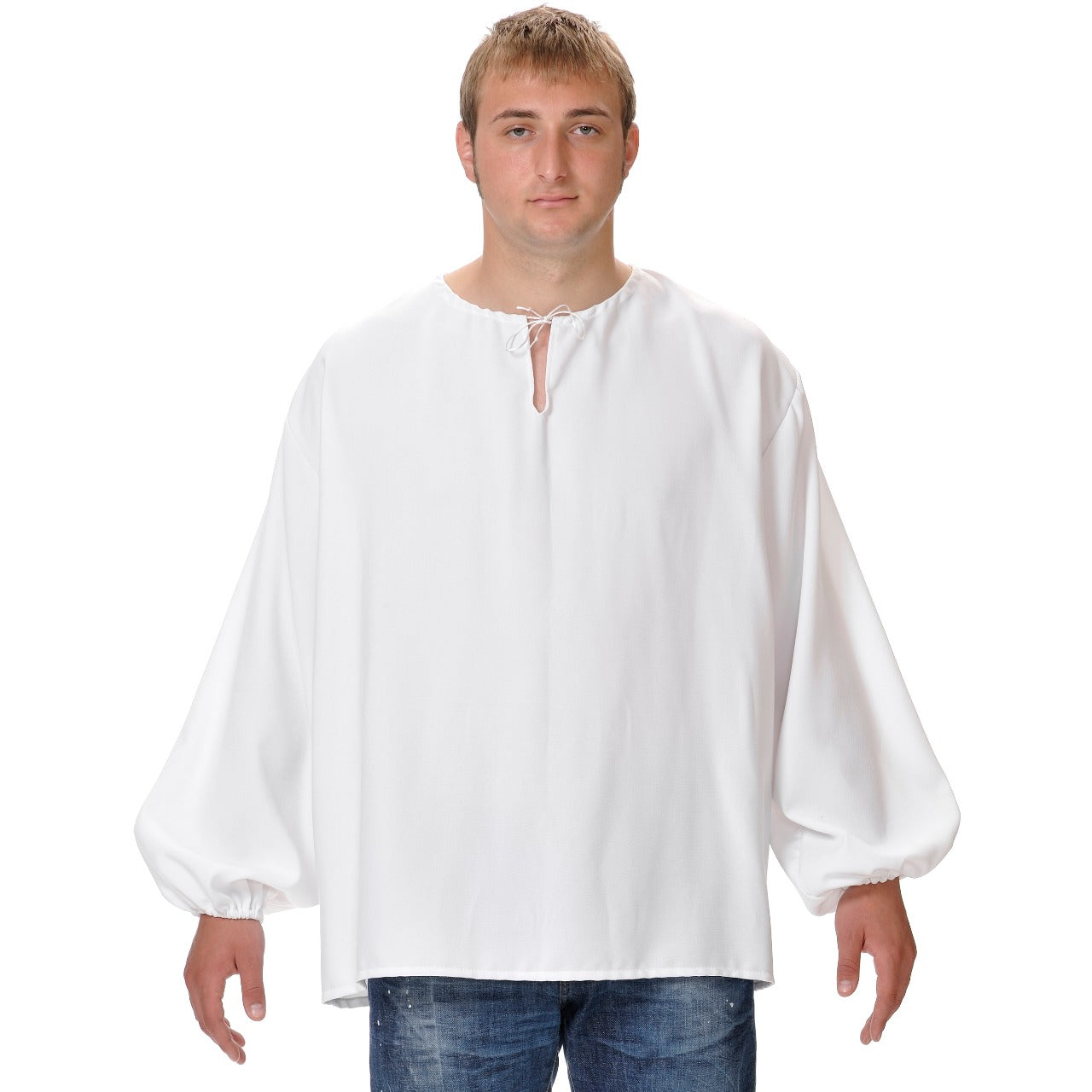 Camisa Medieval Branca - tamanho único