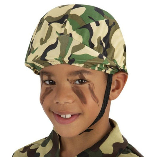 Capacete de Soldado Camuflado infantil