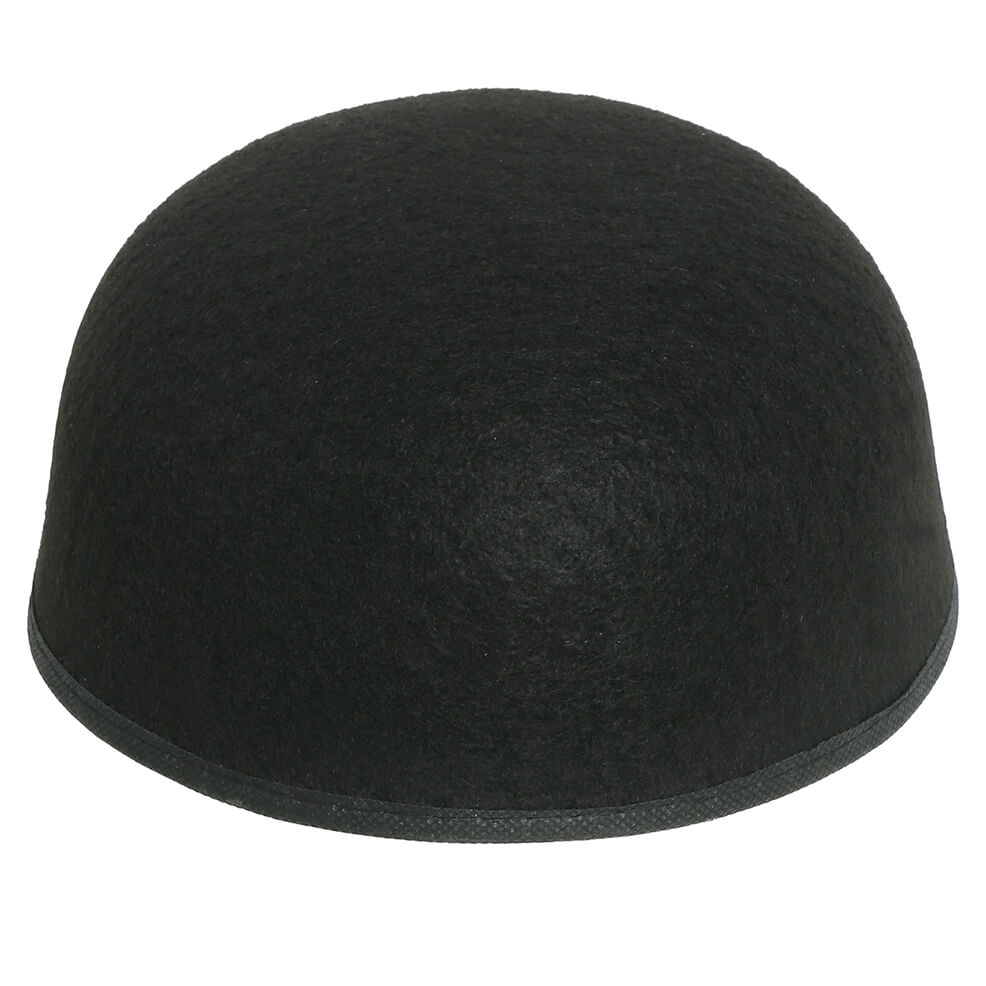 Casquete Preto em Feltro