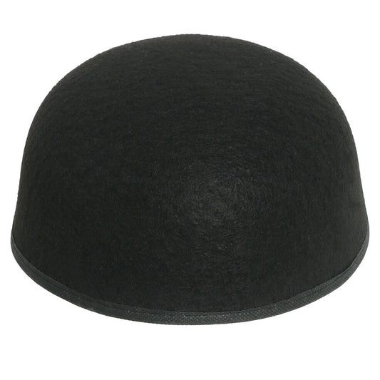 Casquete Preto em Feltro