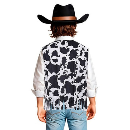 Colete de cowboy manchado infantil