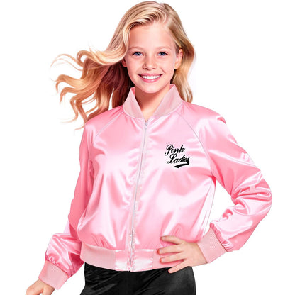 Casaco de Pink Lady Grease infantil