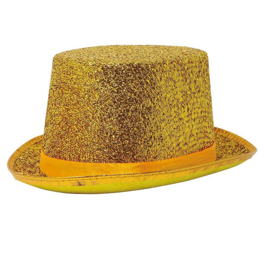 Cartola Dourada Deluxe com Glitter