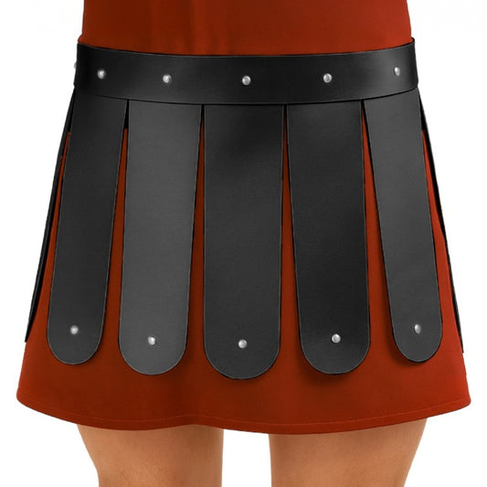 Cinto Saia de Gladiador Romano Preto