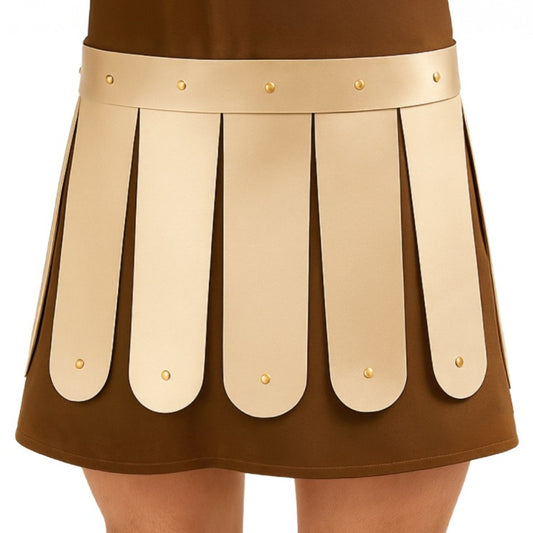 Cinto Saia de Gladiador Romano Dourado