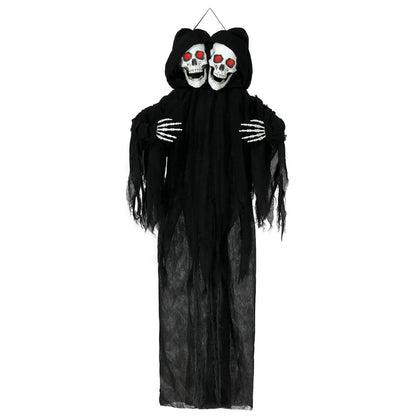 Colar de Duplo Crânio