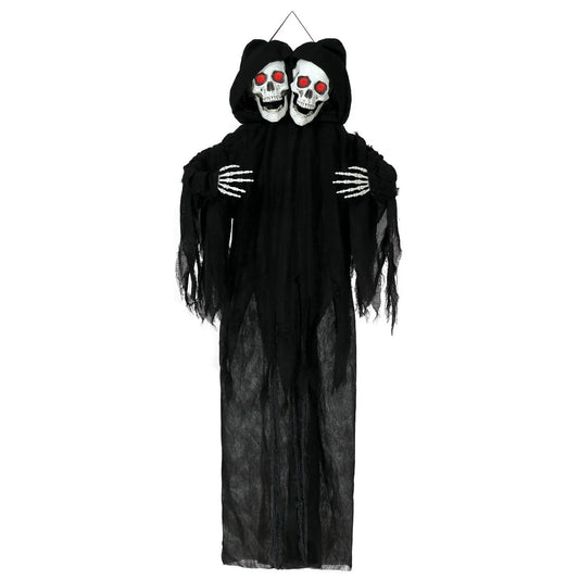 Colar de Duplo Crânio