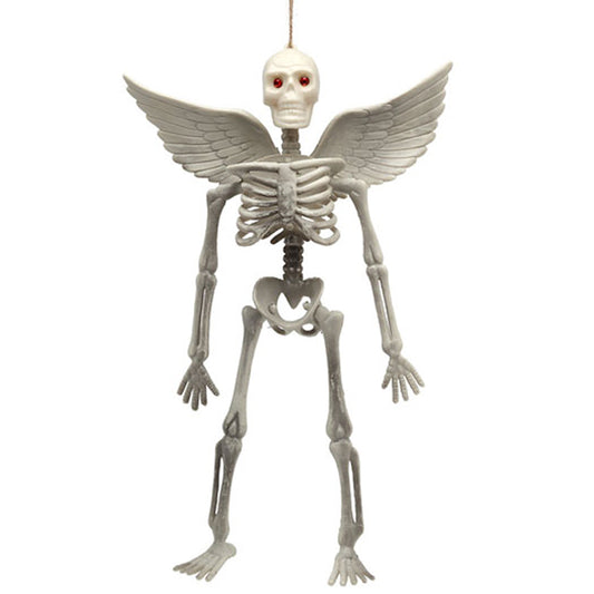 Esqueleto Asas Cinza Pendurado