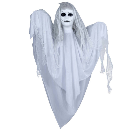 Colar de Fantasma Branco com Luz