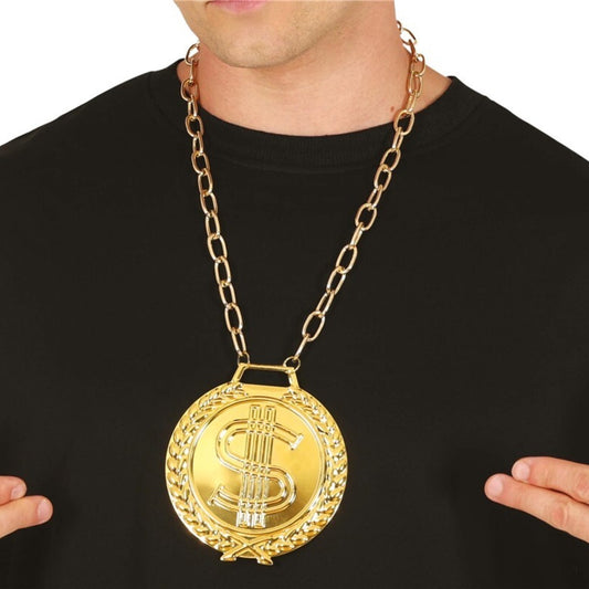 Colar com Medalhão de Dólar