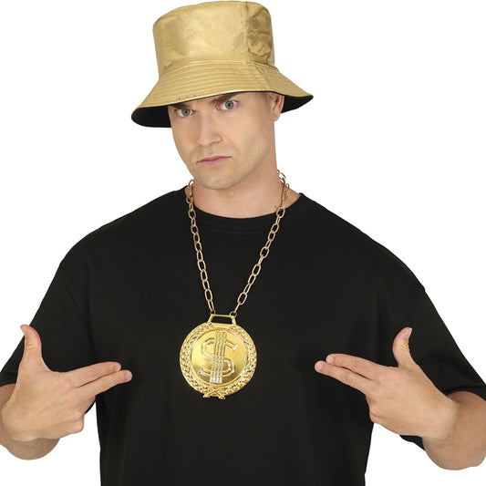 Colar com Medalhão de Dólar