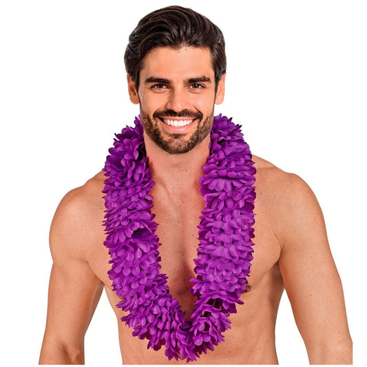 Colar Havaiano Lilás Deluxe
