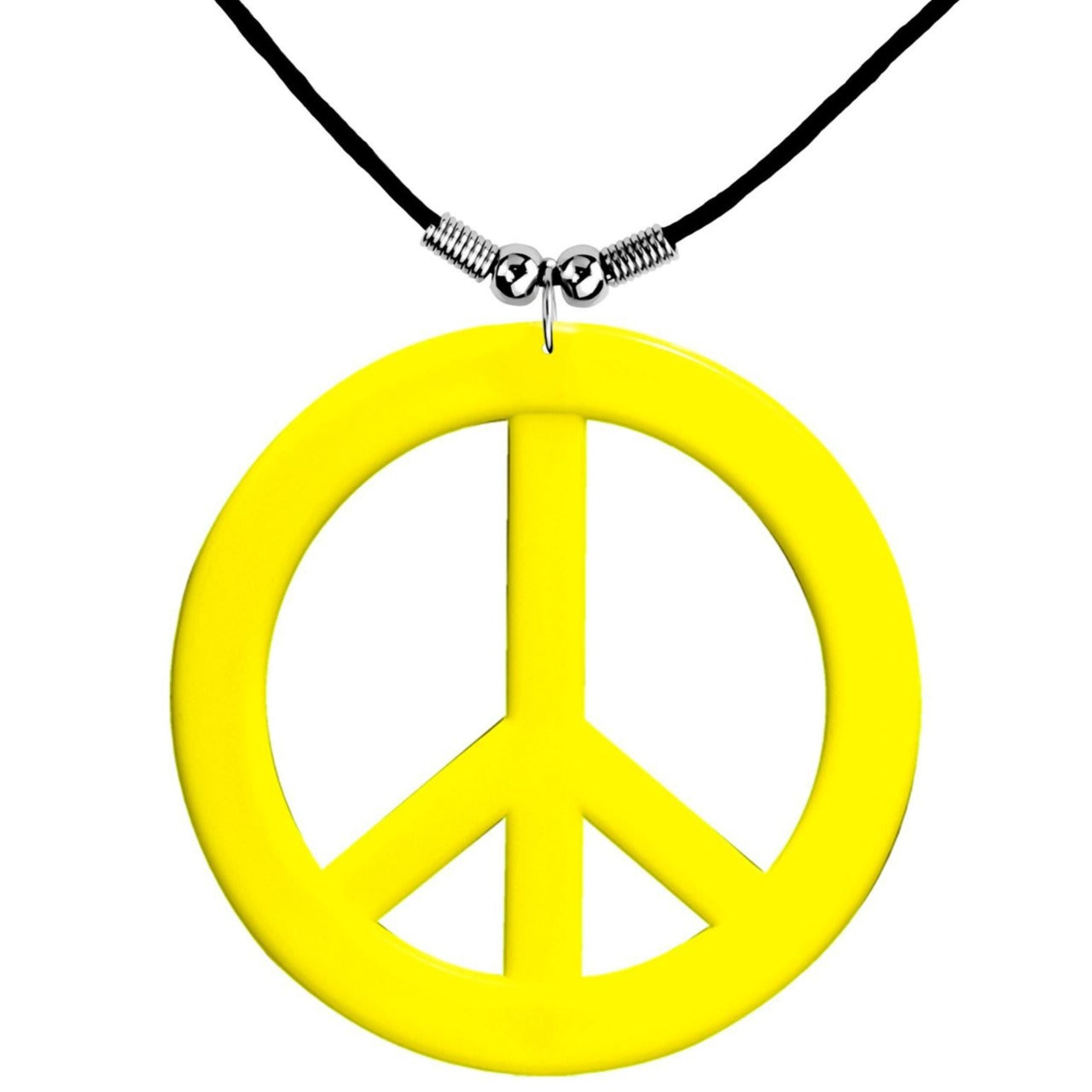 Colar Hippie Amarelo Neon