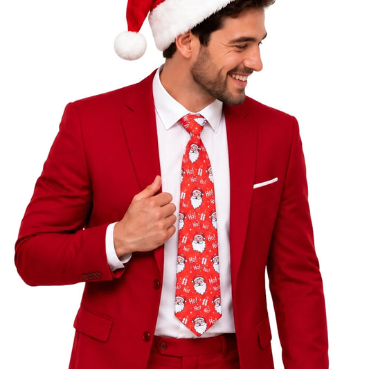 Gravata de Natal Pai Natal
