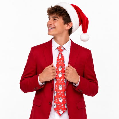 Gravata de Natal Pai Natal