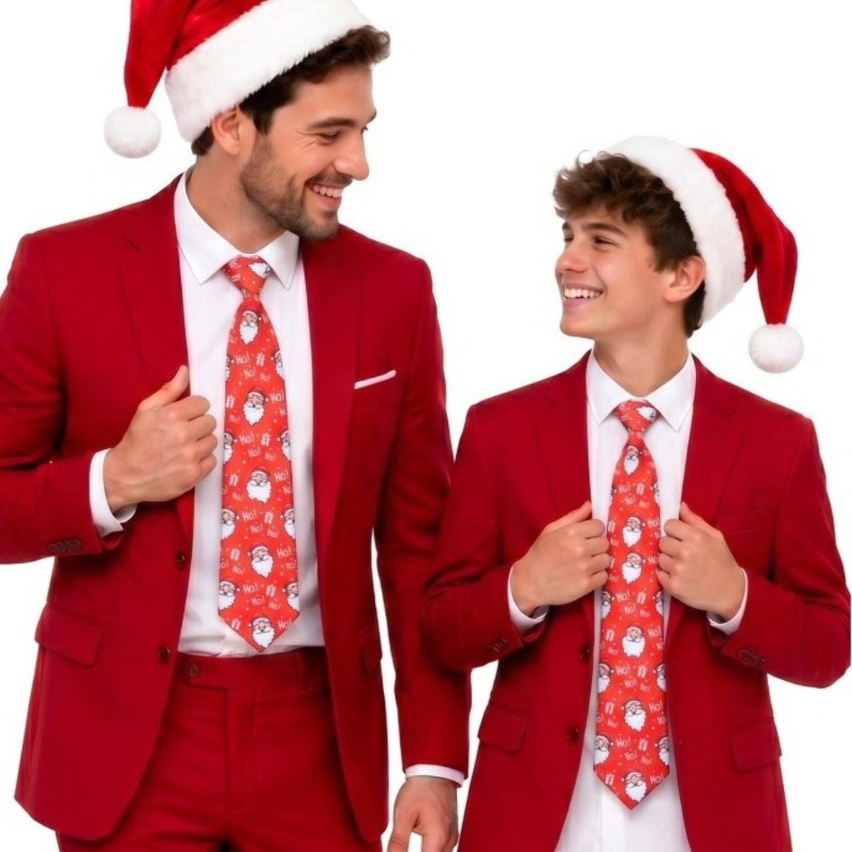Gravata de Natal Pai Natal