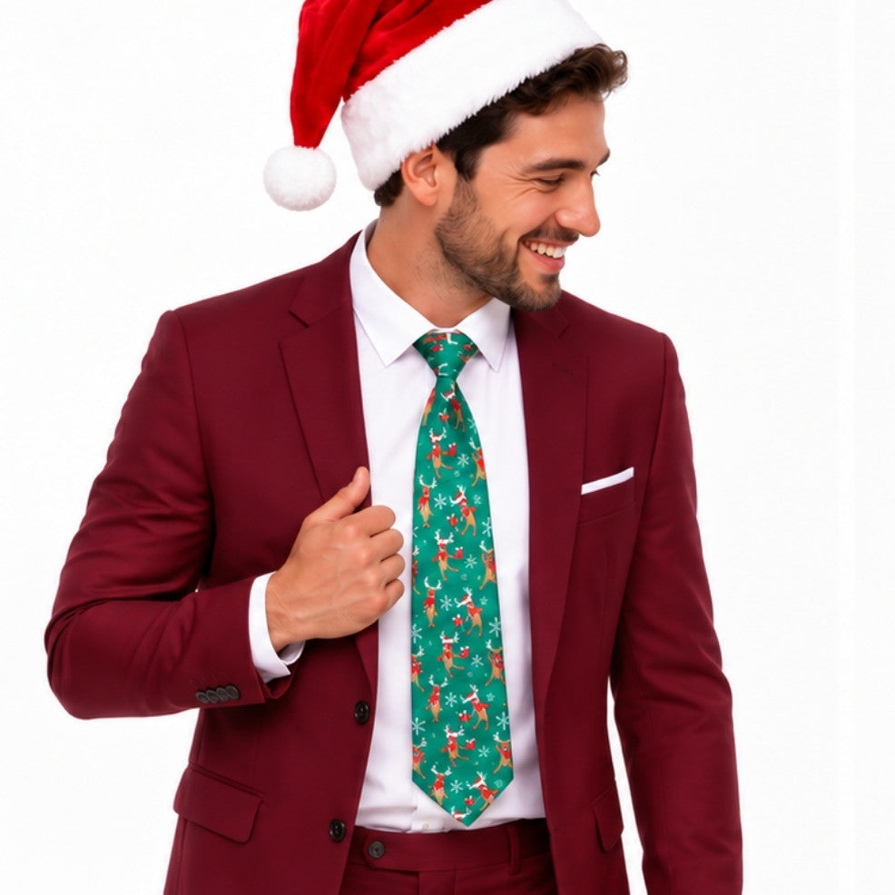 Gravata de Natal Renas