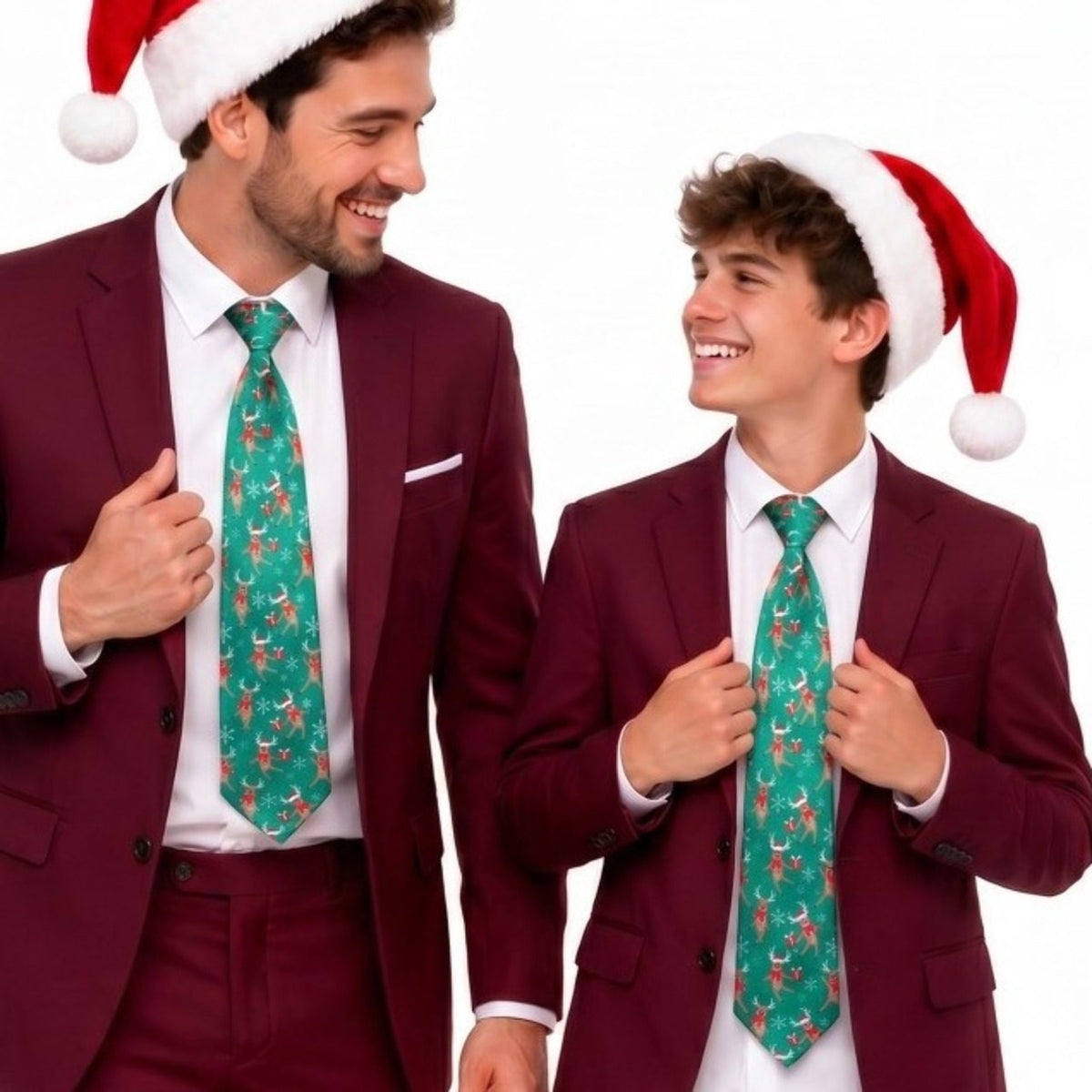 Gravata de Natal Renas