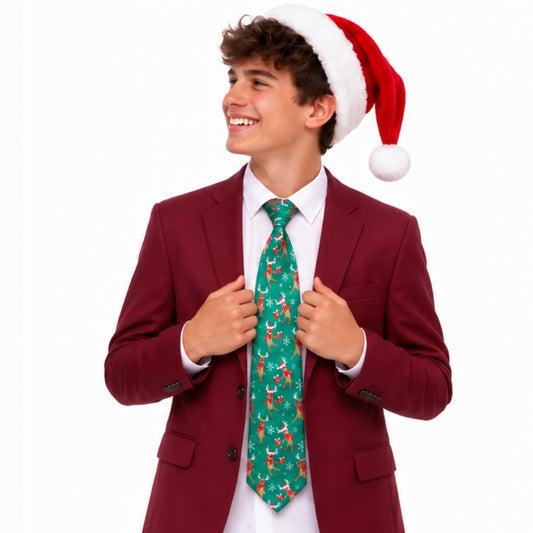 Gravata de Natal Renas