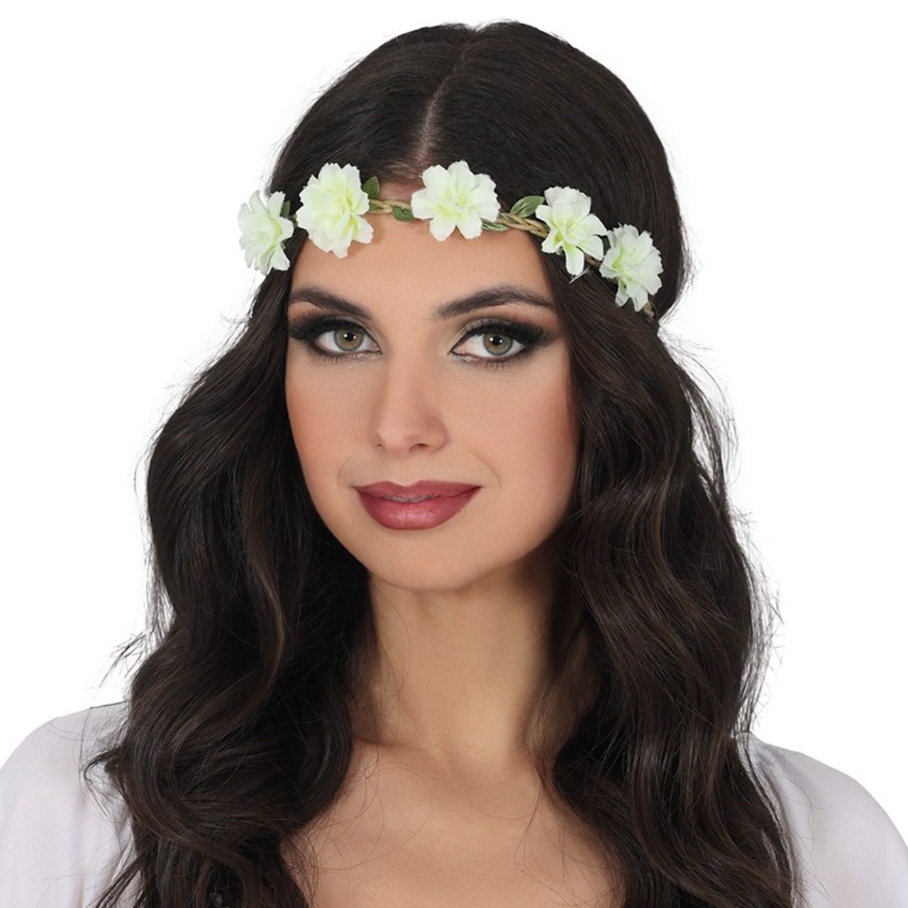 Coroa de Flores Brancas Pequenas