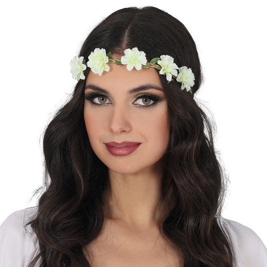 Coroa de Flores Brancas Pequenas