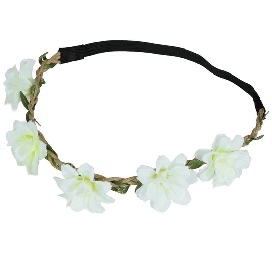 Coroa de Flores Brancas Pequenas