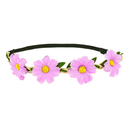 Coroa de Flores Lilás Clássica
