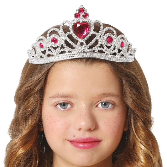 Coroa Princesa Rosa para criança