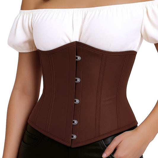 Corset Castanho Bustier