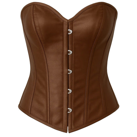 Corset Castanho Coração