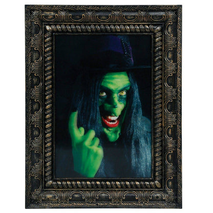 Quadro de Bruxa Animado