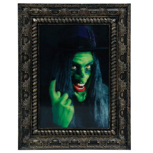 Quadro de Bruxa Animado
