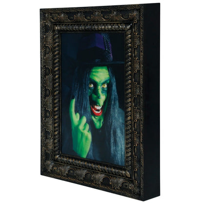 Quadro de Bruxa Animado