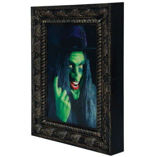 Quadro de Bruxa Animado