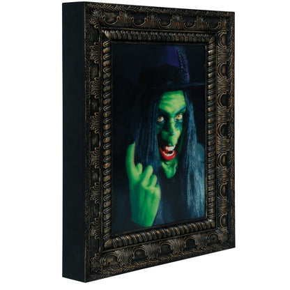 Quadro de Bruxa Animado