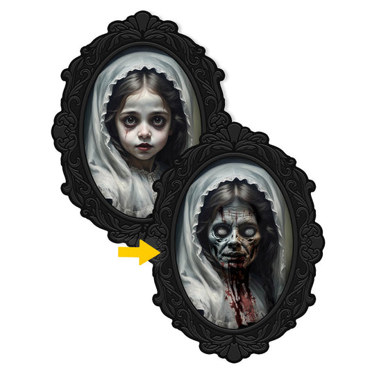 Quadro de Menina Assustadora