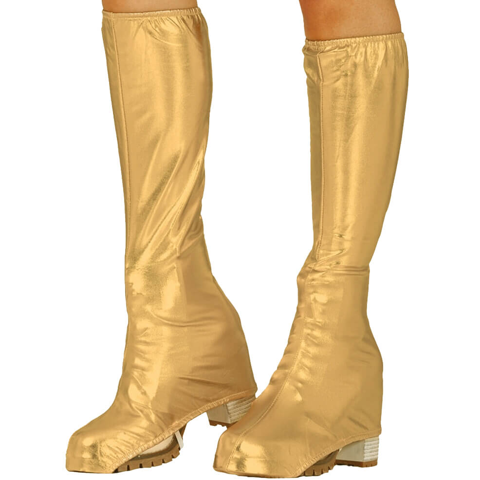 Capas para Botas Douradas Brilhantes