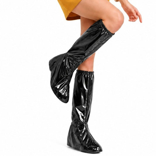 Cobre-botas Preto Brilhante