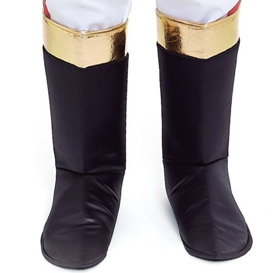 Capa para botas Preto e Dourado