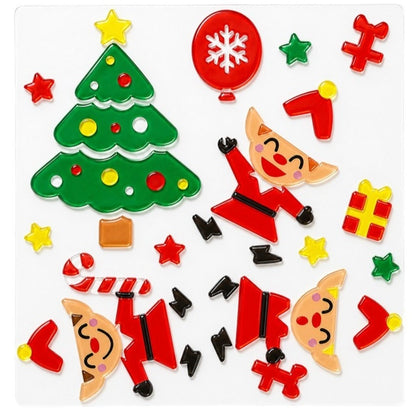 Decoração de Gel Elfos de Natal