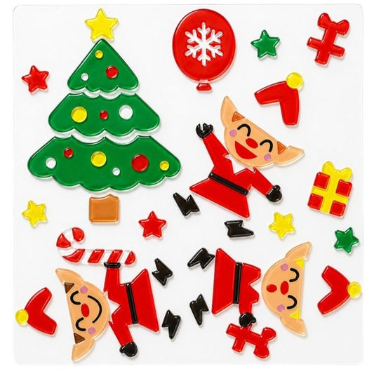 Decoração de Gel Elfos de Natal